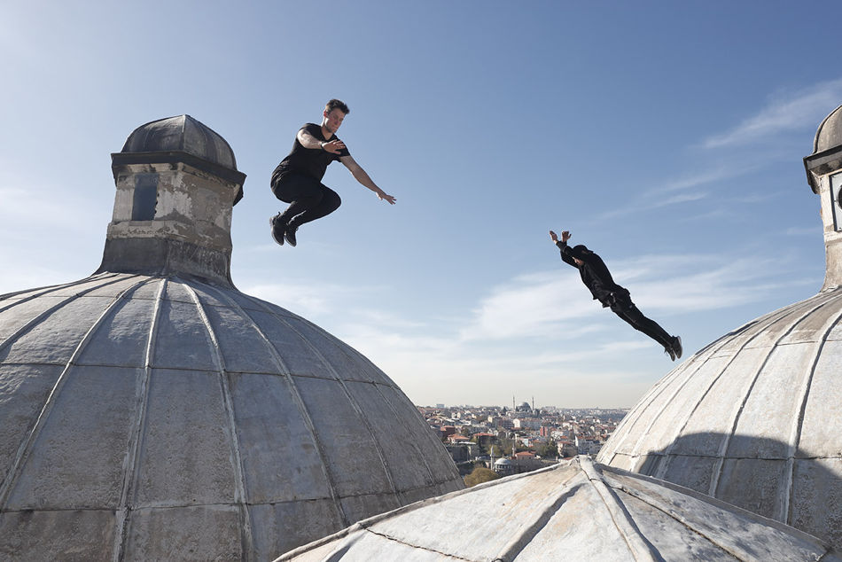 Atletas de parkour Storror