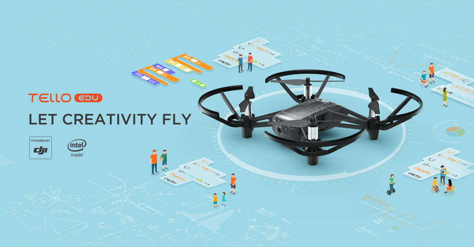 Dron programable Tello EDU Ahora disponible en Apple y DJI DNG