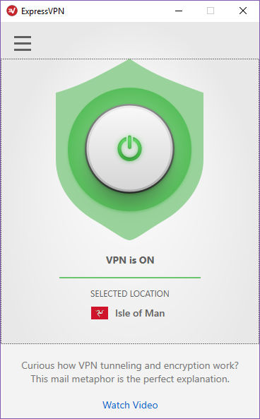 ExpressVPN conectada