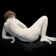 Nadav Kander, Audrey with toes and wrist bent, 2011. Courtesy of the artist Flowers Gallery