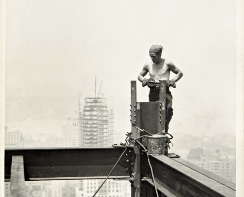 Lewis Hin, On The Hoist Empire State Building 1931