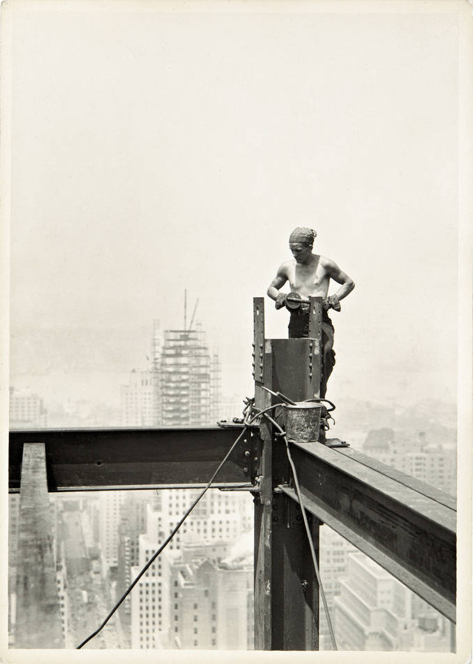 Lewis Hin, On The Hoist Empire State Building 1931