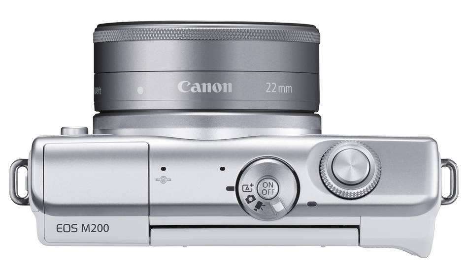 Vista superior Canon EOS M200