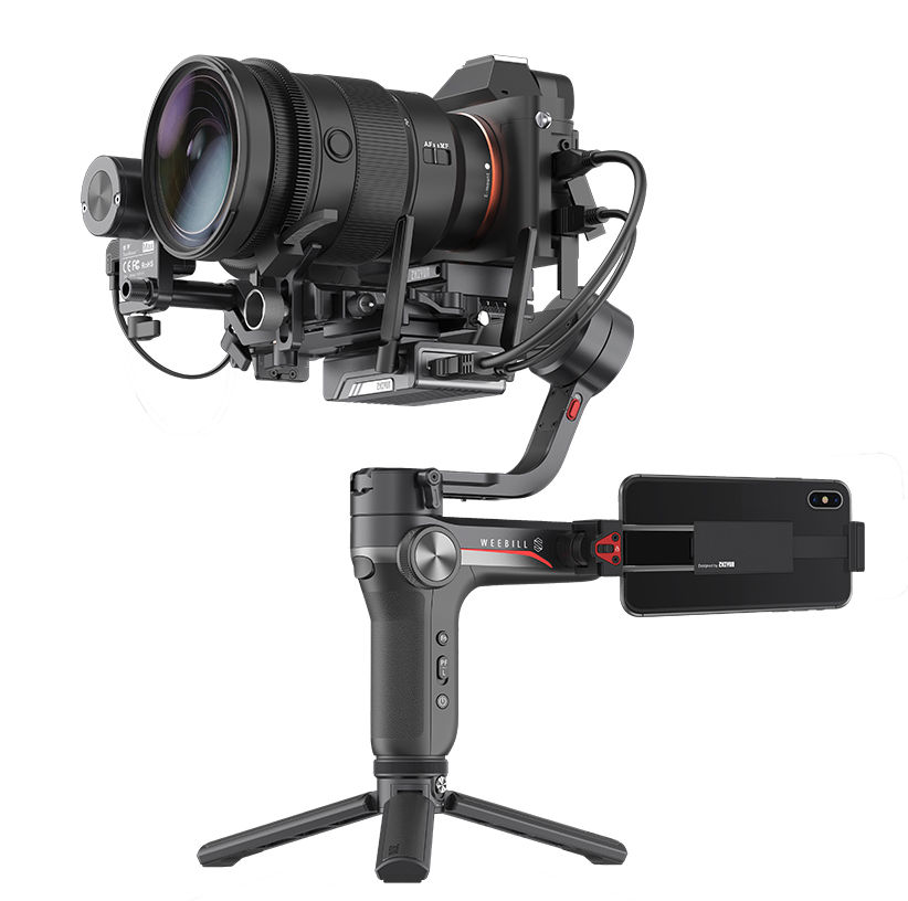 Adattatore In Fibra Di Carbonio Per Gimbal Weebill S – Impugnatura Leggera Con Attacchi 1/4 E Slitta Fredda