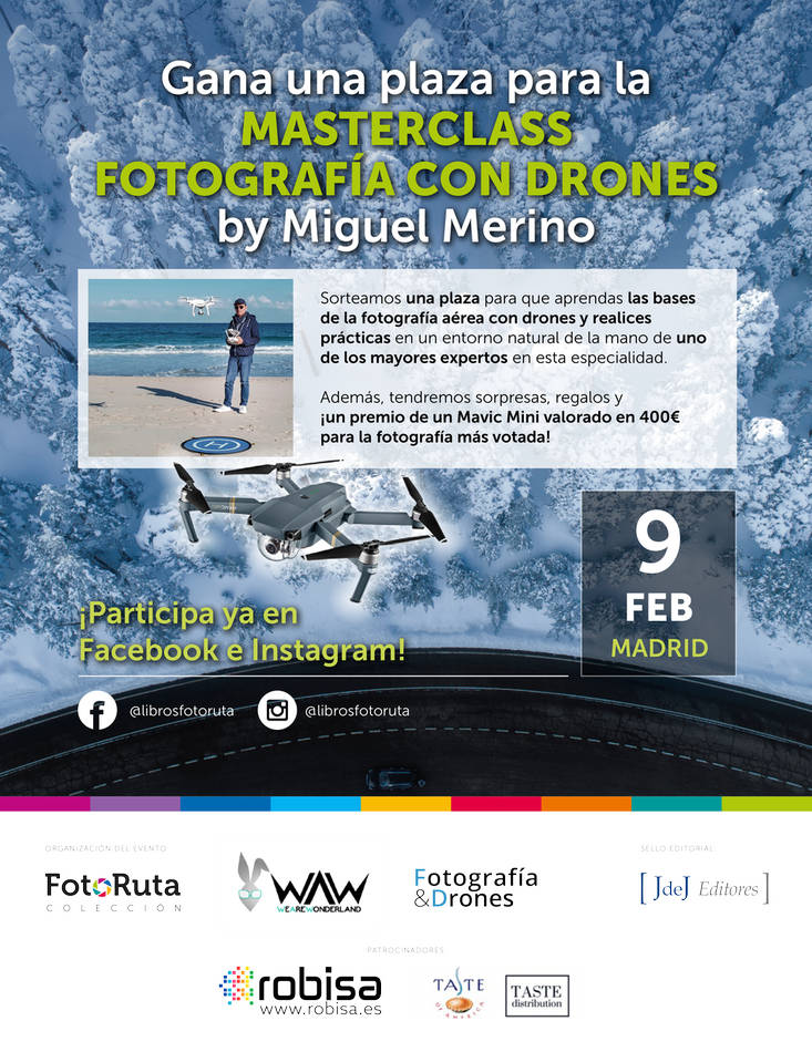 Masterclass Fotografía con Drones by Miguel Merino