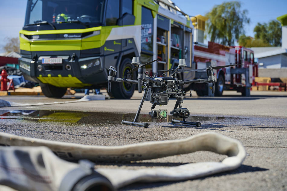 Alianza DJI y Rosenbauer