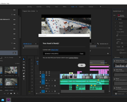 Adobe Stock en Premiere Pro