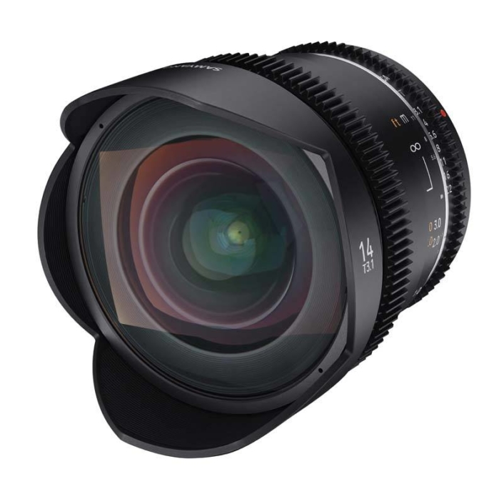 Objetivo Samyang XEEN 14 Mm T3.1 FF Cine PL - Gran Angular Para Cine Profesional, Montura PL