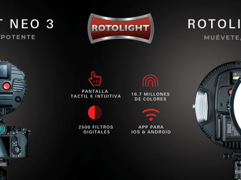 Rotolight AEOS MKII y Rotolight NEO III