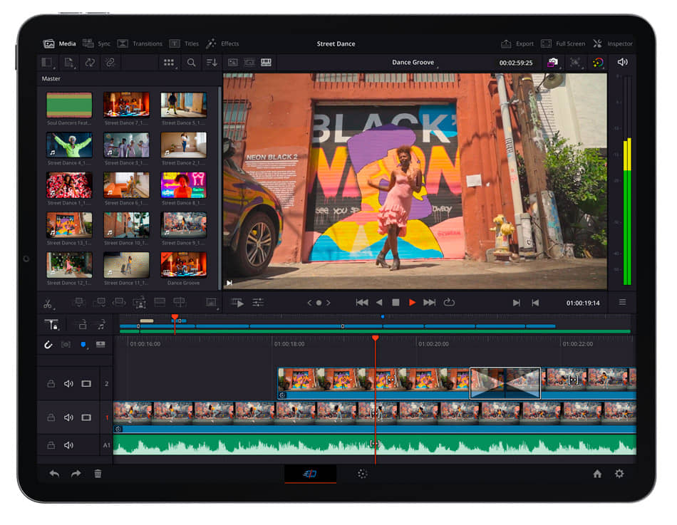 DaVinci-Resolve-para-iPad,-módulo-Cut