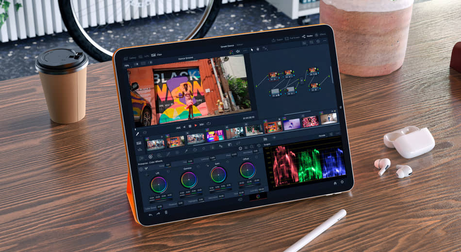 DaVinci Resolve para iPad